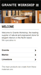 Mobile Screenshot of graniteworkshop.co.nz